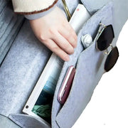 Habicare Felt Bedside Storage Bag with Hanging Pockets Felt Bedside Storage Bag with Hanging Pockets