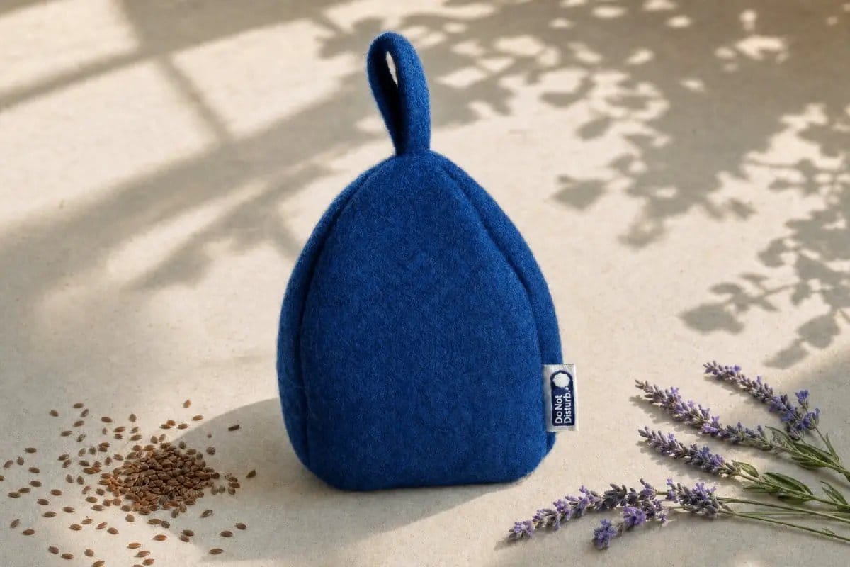 Do Not Disturb Sleep Company Door Stop Felted NZ Wool Door Stop Felted NZ Wool Door Stop Lavender Scented