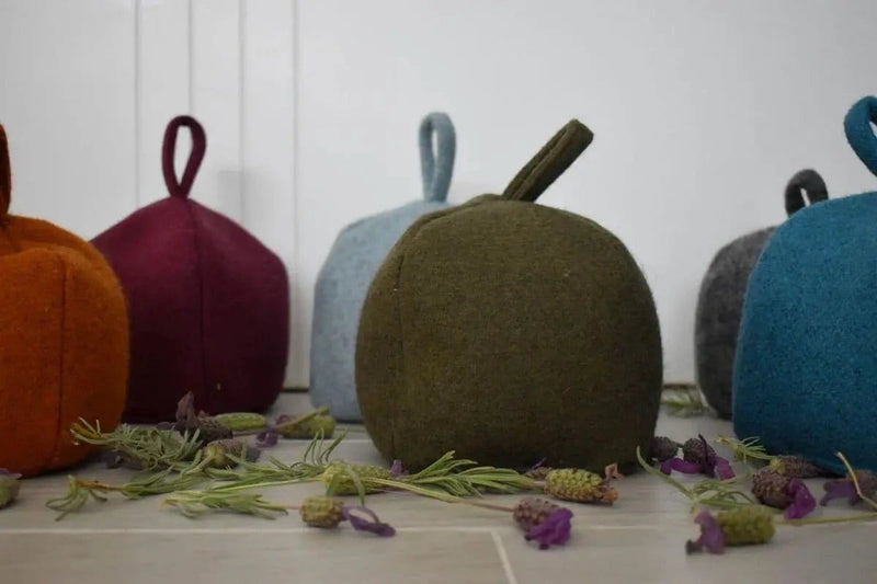 Do Not Disturb Sleep Company Door Stop Felted NZ Wool Door Stop Felted NZ Wool Door Stop Lavender Scented