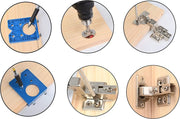 35mm Door Hinge Hole Saw Cutter Concealed Hinge Jig with Forstner Bits Positioner – view 4