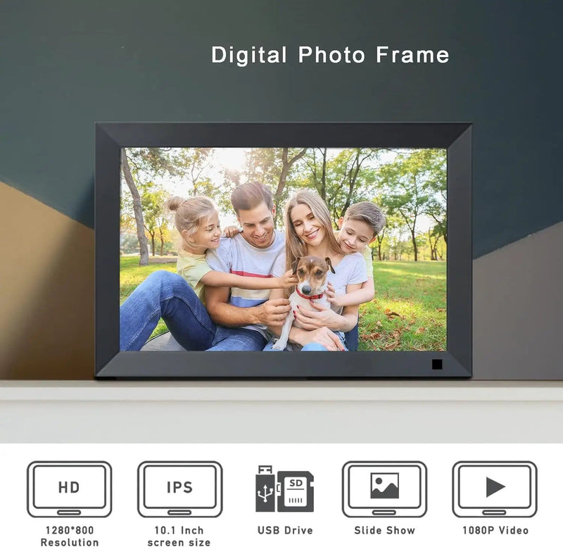 salelink.co.nz Unbranded 10.1 inch Digital Photo Frame 1080P 10.1 inch Digital Photo Frame 1080P | Action Outdoors NZ
