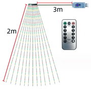 salelink.co.nz Unbranded 2M Christmas Tree Light Colorful 2M Color Changing Christmas Tree Lights With Remote