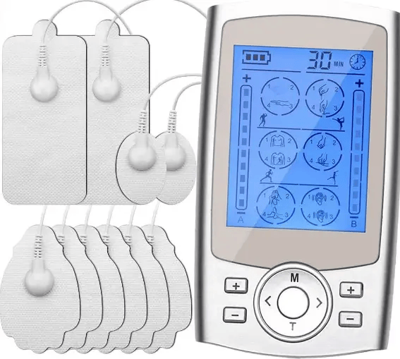 TENS Machine with 24 Massage Modes & 10 Pads – view 2
