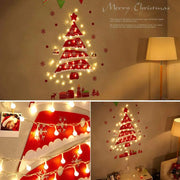 salelink.co.nz Unbranded DIY Felt Christmas Tree with Light DIY Felt Christmas Tree with Light | Action Outdoors NZ