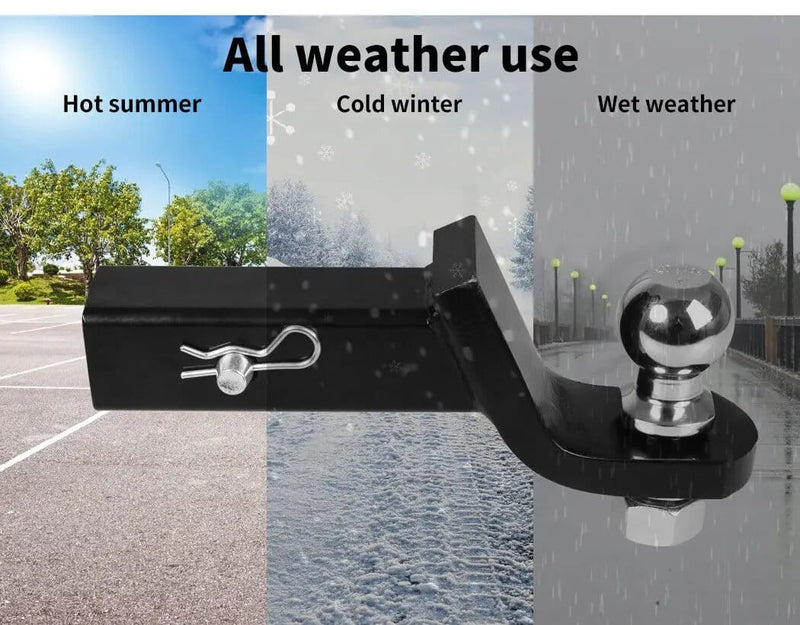 salelink.co.nz Unbranded Trailer Hitch Mount with 2-Inch Ball Trailer Hitch Mount with 2-Inch Ball | Action Outdoors NZ
