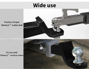 salelink.co.nz Unbranded Trailer Hitch Mount with 2-Inch Ball Trailer Hitch Mount with 2-Inch Ball | Action Outdoors NZ