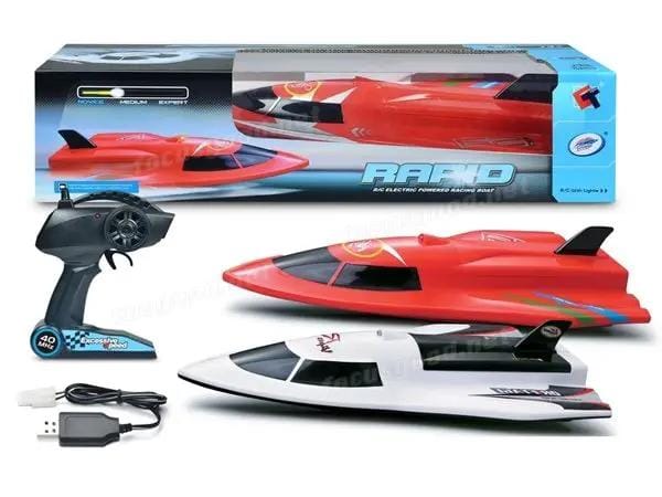 dealonline.co.nz dealonlinenz Racing Boat - 40CM RC High-Powered 40cm RC Racing Boat High Powered Remote Control
