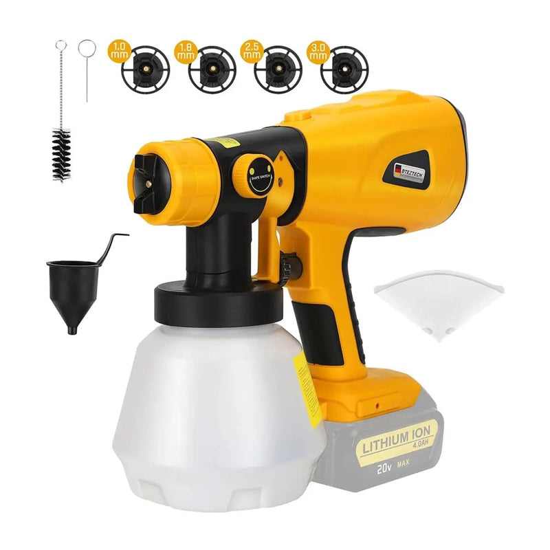 Cordless Spray Gun Paint Sprayer Fits Dewalt 18V Battery – view 1