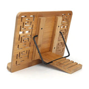 Bamboo Tablet iPad Cookbook Stand Holder Rack – view 6
