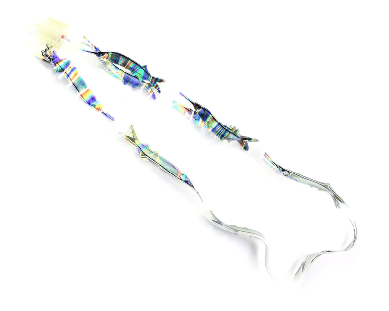 Hook Em Teaser Triple Strip Holographic 7 Fish Breather Cone – view 3