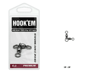Hook Em Crane Swivel Six Zero Rating 160kg Pack Of Seven Australian Made – view 3