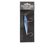 Hook Em Australian Made Metal Lead Weighted Lure 40g Blue – view 3