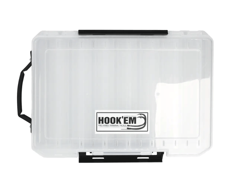 Hook Em Squid Jig Storage Box Double Sided With Carry Handle Stores 14 Jigs – view 2