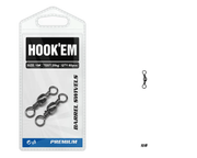 Hook Em Barrel Swivel Six Pound Rating 28kg Value Pack – view 3
