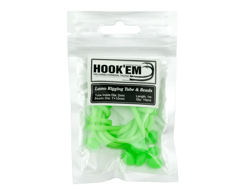 Hook Em Fishing Accessories Hook Em Lumo Rigging Soft Red Tube - Hook Em Lumo Rigging Soft Red Tube - | Action Outdoors NZ