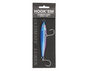 Hook Em Metal Lead Weighted Lure 60g Silver Australian Made – view 3