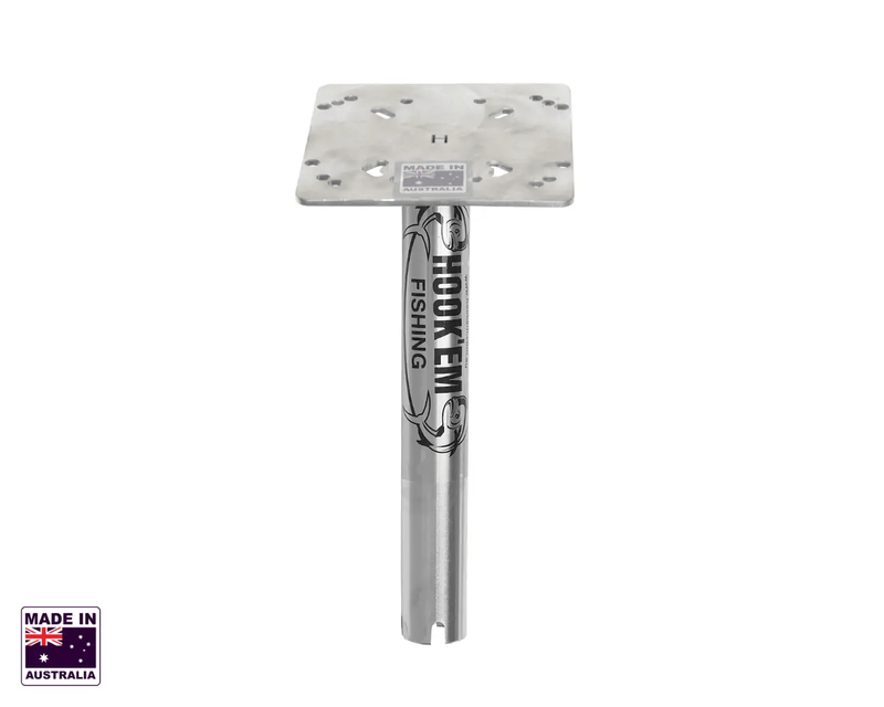 Hook Em Downrigger Base Stainless Steel Fits 30 Degree Rod Holders – view 1