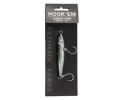 Hook Em Australian Made Metal Lead Weighted Lure 40g Blue – view 1