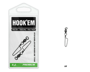 Hook Em Snap Swivels Ball Bearing Size 5 Tested 55kg – view 1