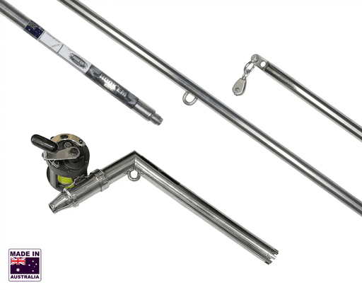 Hook Em 160cm Dredge and Teaser Boom Fully Adjustable with Reel Seat – view 2