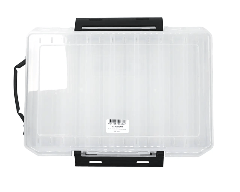 Hook Em Squid Jig Storage Box Double Sided With Carry Handle Stores 14 Jigs – view 3