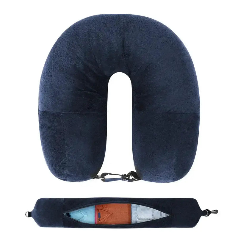 Fillable U-Shaped Travel Neck Pillow (available in 3 colours) – view 15