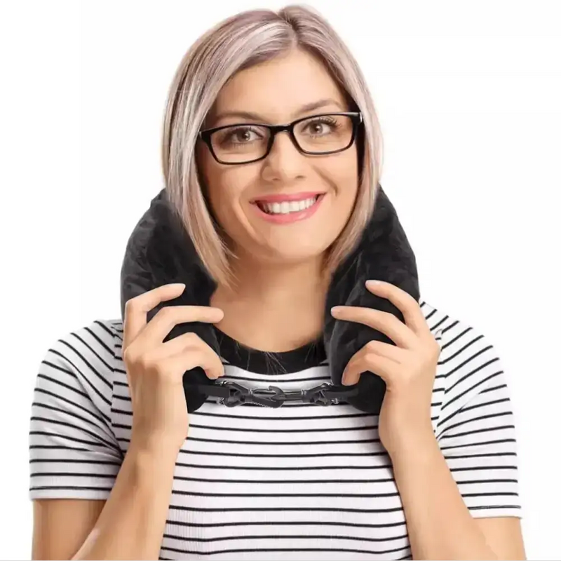 Fillable U-Shaped Travel Neck Pillow (available in 3 colours) – view 10