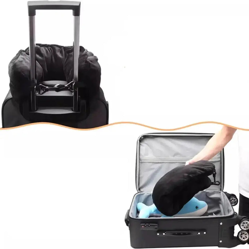 Fillable U-Shaped Travel Neck Pillow (available in 3 colours) – view 8