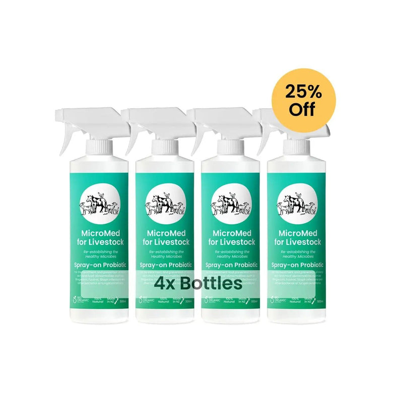 MicroMed for Livestock Acute Care – 4 x 500ml Bundle – view 2