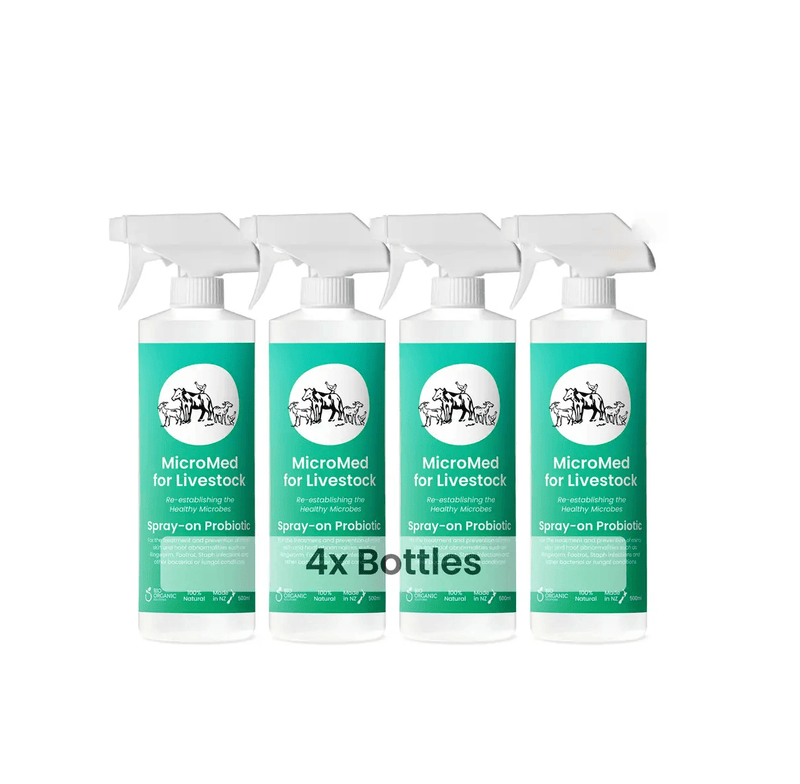 MicroMed for Livestock Acute Care – 4 x 500ml Bundle – view 1