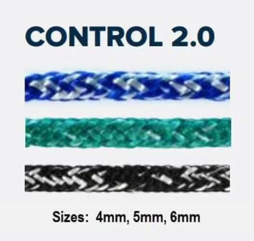 Fineline Control Dinghy Lines 4mm 5mm 6mm 100m Dyneema Core Low Stretch Abrasion Resistant for Racing Sailors