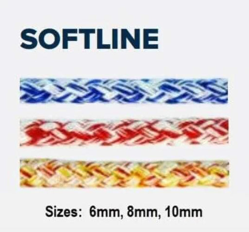 FINELINE Softline Rope 6mm 8mm 10mm By Metre For Sailors And Outdoor Enthusiasts Soft Touch Low Stretch Control Line