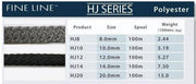 FINELINE Polyester Ropes 8mm 10mm 12mm 14mm 20mm Horse Lead Rope x 1m Fineline Horse Lead Rope NZ — 8mm to 20mm by the Metre
