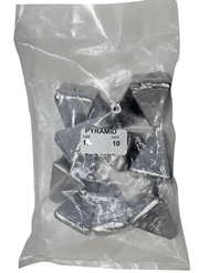 Fishing and Leisure General Pyramid Sinkers size 1 Small Bags (8pcs) Pyramid Sinkers Size 1 Fishing And Leisure