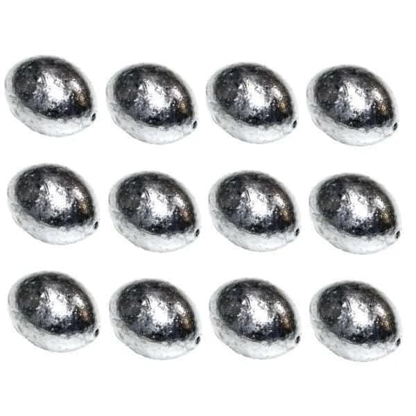 Fishing and Leisure SINKERS Egg Sinker Bulk Pack 1/2oz (100 per pack) Egg Sinker Bulk Pack Half Ounce 100 Fishing And Leisure