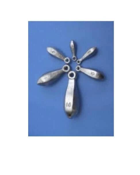 Fishing and Leisure SINKERS Reef Sinkers size 1 Medium Bags Fishing and Leisure Reef Sinkers Size 1 Medium Bags
