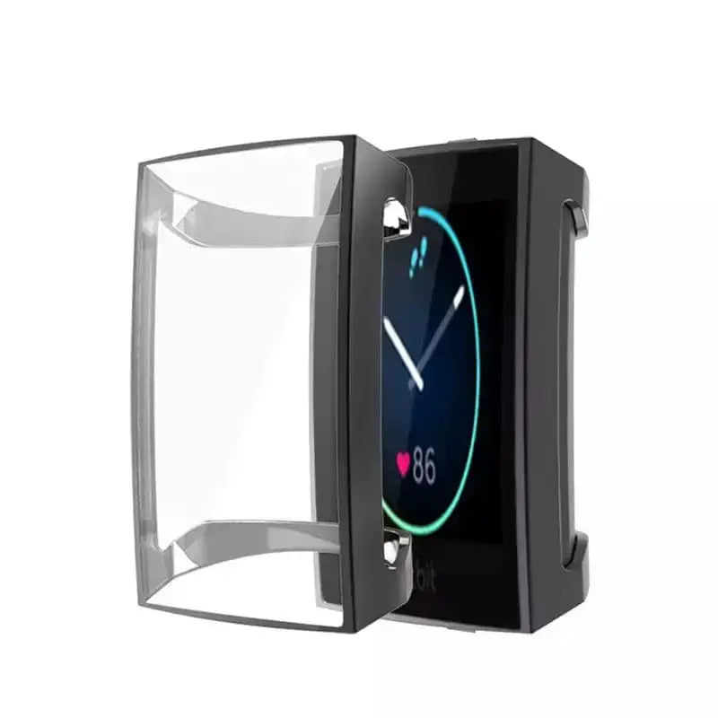 Habicare Watch case Protective Case for Fitbit Charge 3 / 4 (Black) Protective Case for Fitbit Charge 3 / 4 (Black)