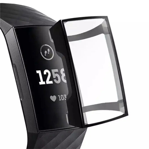 Habicare Watch case Protective Case for Fitbit Charge 3 / 4 (Black) Protective Case for Fitbit Charge 3 / 4 (Black)