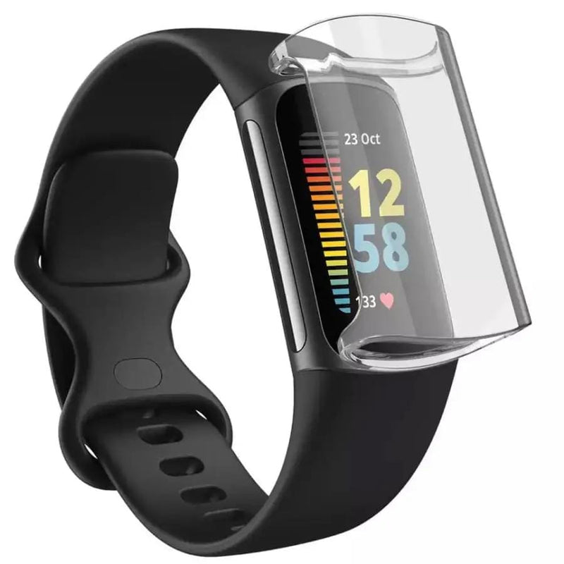 That Watch Shop Watch case Protective Case for Fitbit Charge 5 (Clear) Protective Case for Fitbit Charge 5 (Clear)