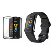 Habicare Watch case Protective Case for Fitbit Charge 5 (Black) Protective Case for Fitbit Charge 5 (Black)