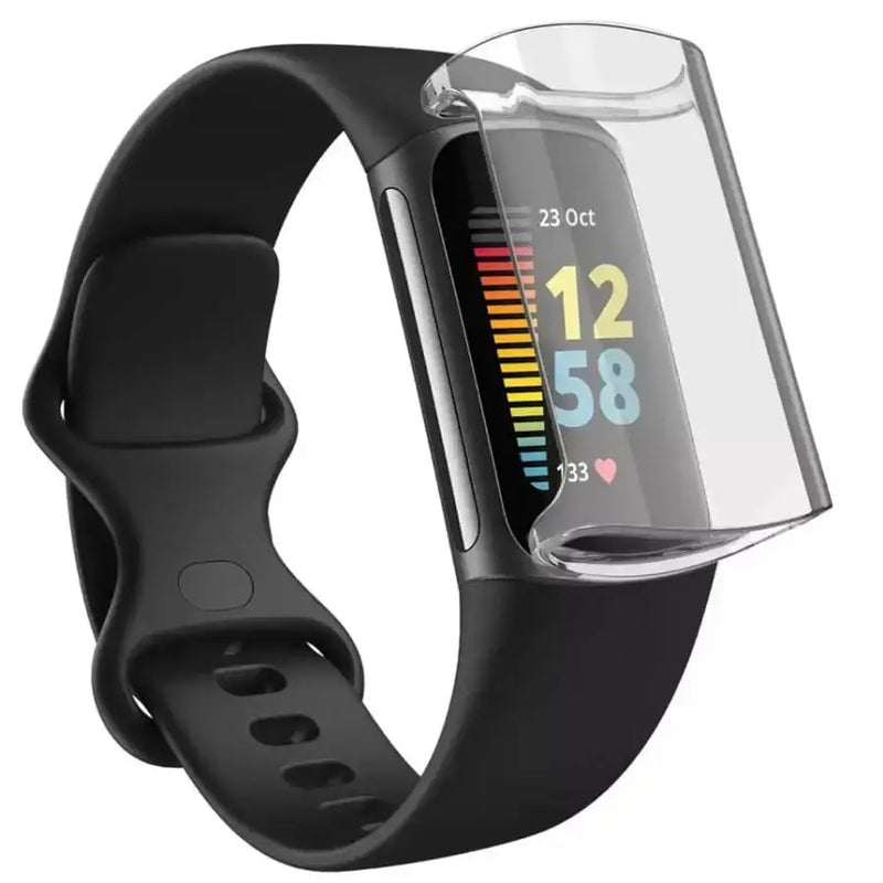 Habicare Watch case Protective Case for Fitbit Charge 5 (Clear) Protective Case for Fitbit Charge 5 (Clear)