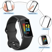 That Watch Shop Watch case Protective Case for Fitbit Charge 6 (Clear) Protective Case for Fitbit Charge 6 (Clear)