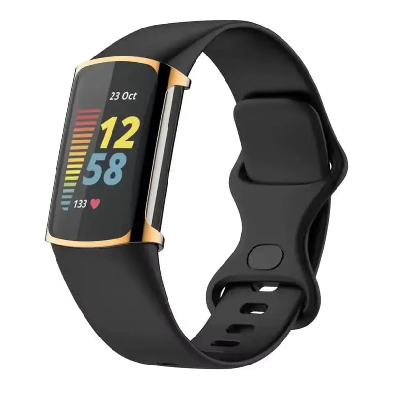 Habicare Watch case Protective Case for Fitbit Charge 6 (Gold) Protective Case for Fitbit Charge 6 (Gold)