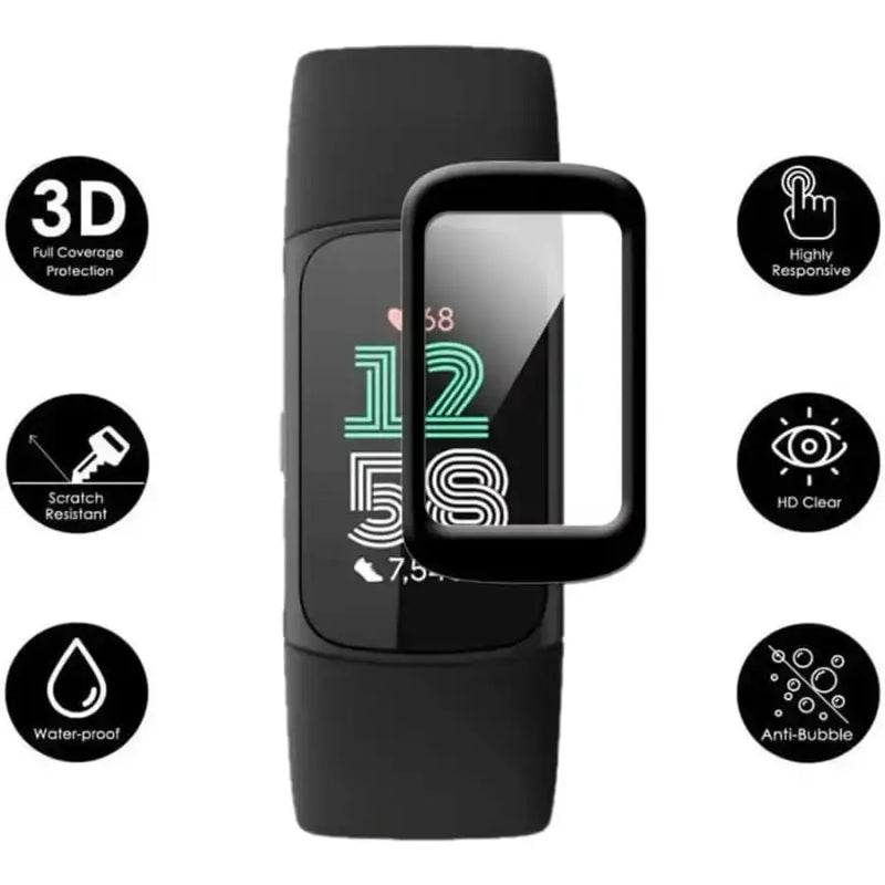 Screen Protectors for Fitbit Charge 6 Watch (Pack of 3) – view 2