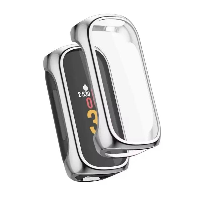 That Watch Shop Watch case Protective Case for Fitbit Inspire 2 (Silver) Protective Case for Fitbit Inspire 2 (Silver)