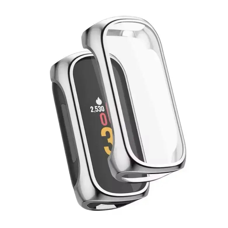 Habicare Watch case Protective Case for Fitbit Inspire 3 (Silver) Protective Case for Fitbit Inspire 3 (Silver)