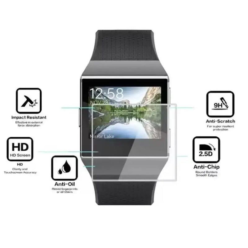 Habicare Watch Screen Protector Screen Protectors for Fitbit Ionic (Pack of 5) Screen Protectors for Fitbit Ionic (Pack of 5)