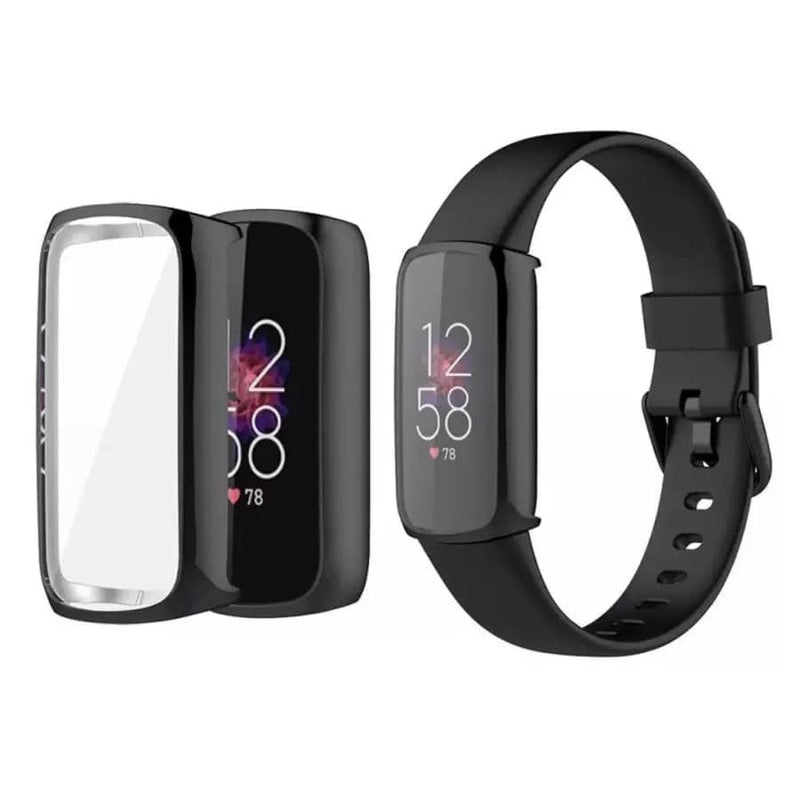 That Watch Shop Watch case Protective Case for Fitbit Luxe (Black) Protective Case for Fitbit Luxe (Black)