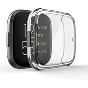 Habicare Watch case Protective Case for Fitbit Sense 2 (Clear) Protective Case for Fitbit Sense 2 (Clear)