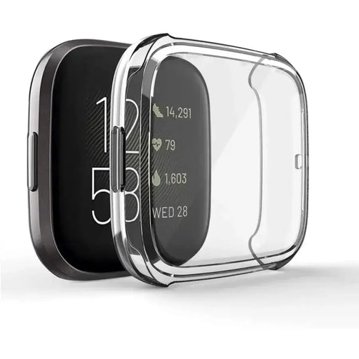 Habicare Watch case Protective Case for Fitbit Sense 2 (Clear) Protective Case for Fitbit Sense 2 (Clear)